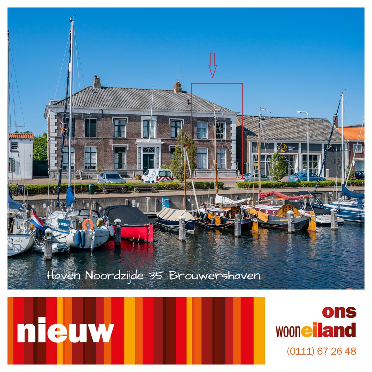 NIEUW IN DE VERKOOP‼️ Haven Noordzijde 35 in #Brouwershaven 🍀Wil je wonen op een van de mooiste plekjes van Schouwen Duiveland aan de gezellige haven van Brouwershaven? Wij bieden hier te koop aan een magnifiek, historisch  met schitterend uitzicht op de oude jachthaven.⛵️