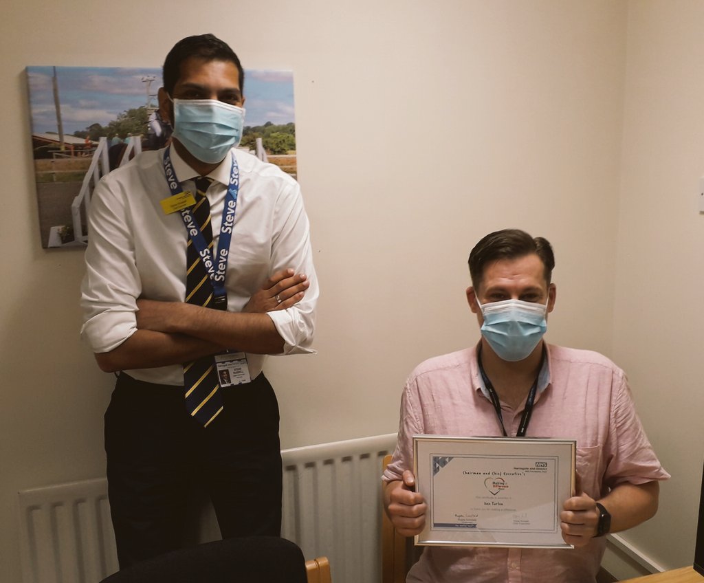 steve_r76's tweet photo. Popped in to say thank you to Dan who is one of the hardworking IT team supporting our colleagues working at home and many others.  He's as much part of the frontline as anyone @HarrogateNHSFT and was praised for his responsiveness and willingness to help. #teamHDFT @hdft_cedept https://t.co/1NNGqfW8Fi