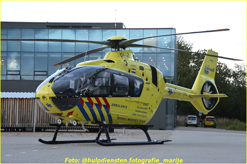 Traumahelikopter opgeroepen voor ernstig ongeluk in Woerden ..