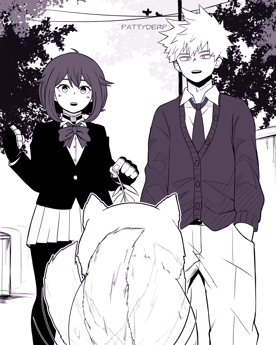 DerpPatty's tweet photo. Old Character Design of Uraraka &amp; Bakugo

#kacchako #Bakuraka https://t.co/baqFuuEmzb
