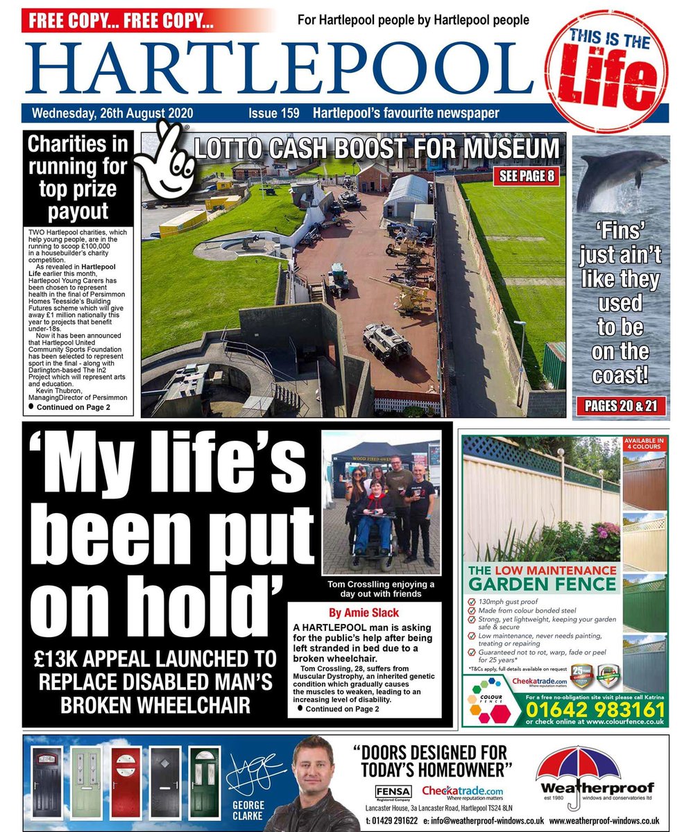 Issue 159 is out now! Where do you grab your copy? #northeast #hartlepool #positivenews