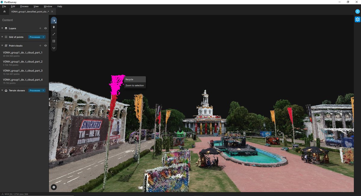 drone_ua's tweet image. DroneUA протестировали новые возможности программных продуктов для геодезии и топографии на ВДНХ.
Обновление Pix4Dsurvey 1.1. было опробовано на примере аэрофотосъемки ВДНХ для дальнейшей работы с плотным облаком точек в среде Pix4D.
#DroneUAProjects @Pix4D #pix4dsurvey