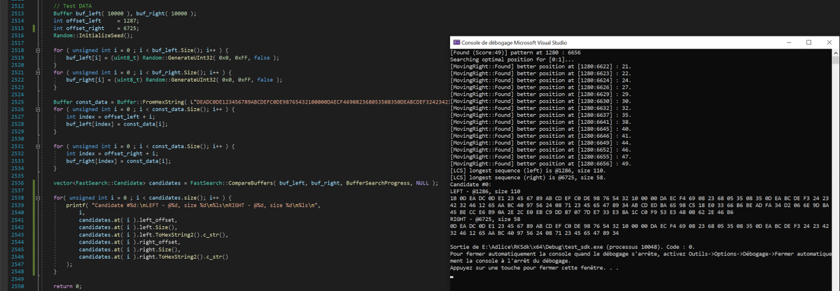 TigzyRK's tweet photo. Buffer search algorithm works :) #SSDEEP + #LCS make it super fast and efficient. Implementation to come into #Adlice #PEViewer https://t.co/7ThqQfSPXz