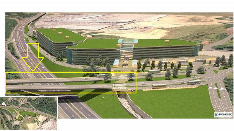 luxembourgize's tweet photo. Plans for multi-modal @tram_luxembourg station in #Senningerberg: where is the active mobility link for the airport and especially for the #PC2Lux national bike path? Those simulations really look like there will be none.
https://t.co/IW4TVscPBc https://t.co/dynQam8Izy