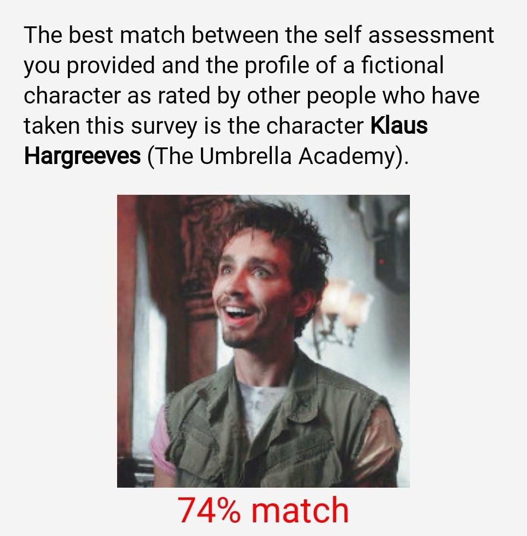 the umbrella academy <3that: is accurate