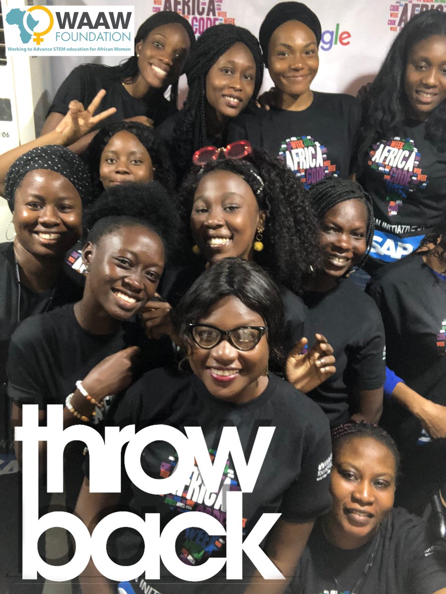 WAAW_Foundation's tweet photo. Only those who will risk going too far can possibly find out how far they can go - T.S Elliot
#waawfoundation #throwback #ThrowbackThursday #africacodeweek #shehacksafrica #codelagos #codingisfun #techentrepreneur https://t.co/BkE0Ew1Gax