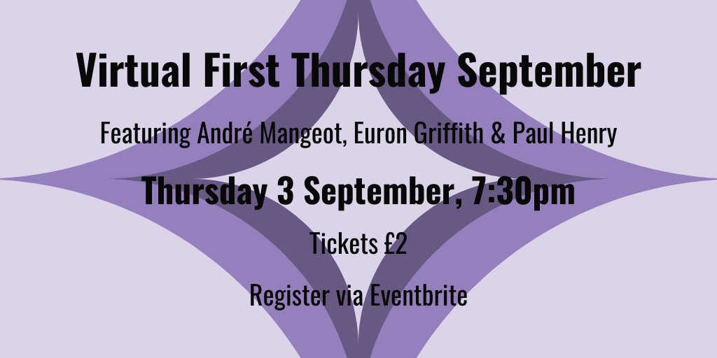SerenBooks's tweet photo. One week until Virtual First Thursday returns. Tickets available via Eventbrite https://t.co/npO5S3HTGL. Email sarahjohnson@serenbooks.com to sign up for the open mic. https://t.co/RUXcGRF1UT