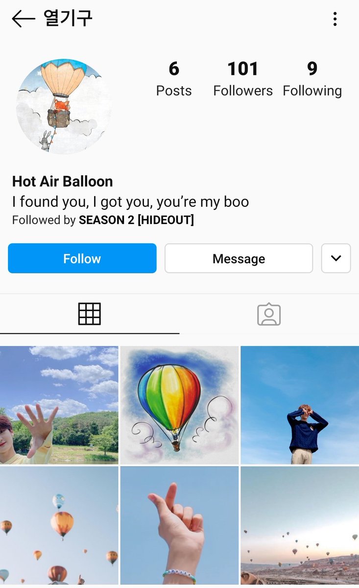 ♡ Hot Air Balloon [열기구]