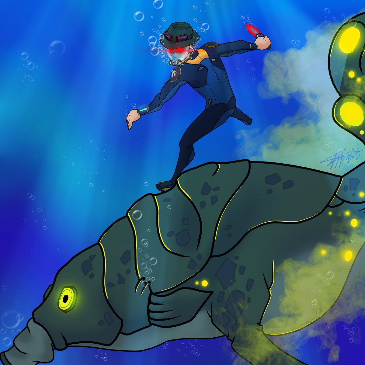 AxcellRod's tweet photo. Gasopods Extinction!

@GLOCOgaming 
#art #Fanarts #subnautica #gloco https://t.co/8mpjOEJzhh