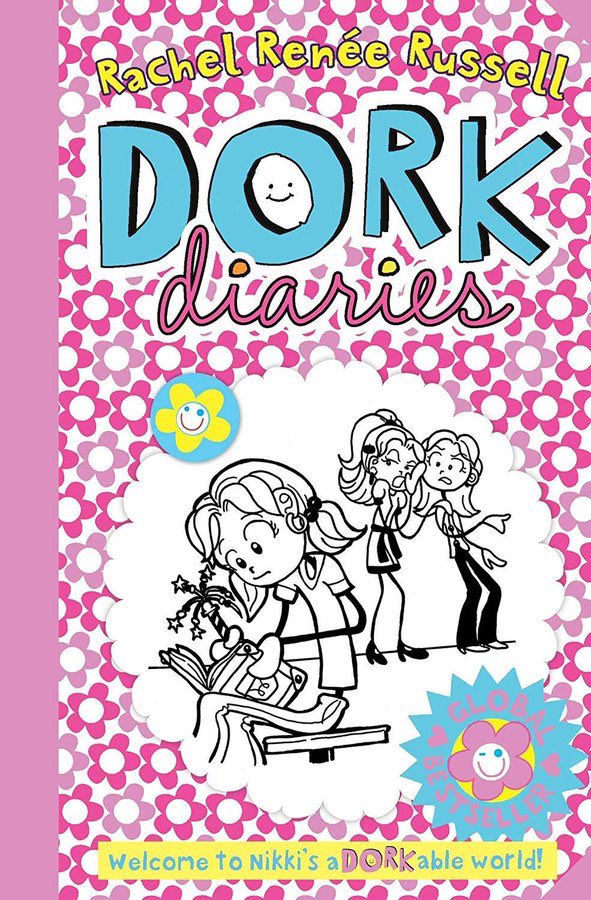 No.13  #LibraryTop50 Nikki Russell: her name isn’t on the list, an easy mistake for  @PLR_UK to make because she’s not listed on the covers of the Dork Diaries books she illustrates with her writer mum, Rachel Renée Russell, or included in the book metadata  http://dorkdiaries.com 