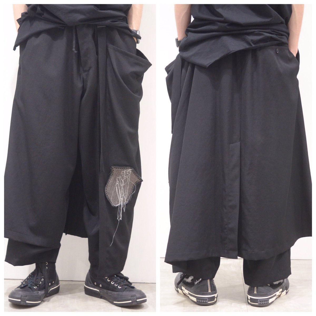 取寄商品 19SS Yohji Yamamoto pour homme ウールギャバ 袴 | www