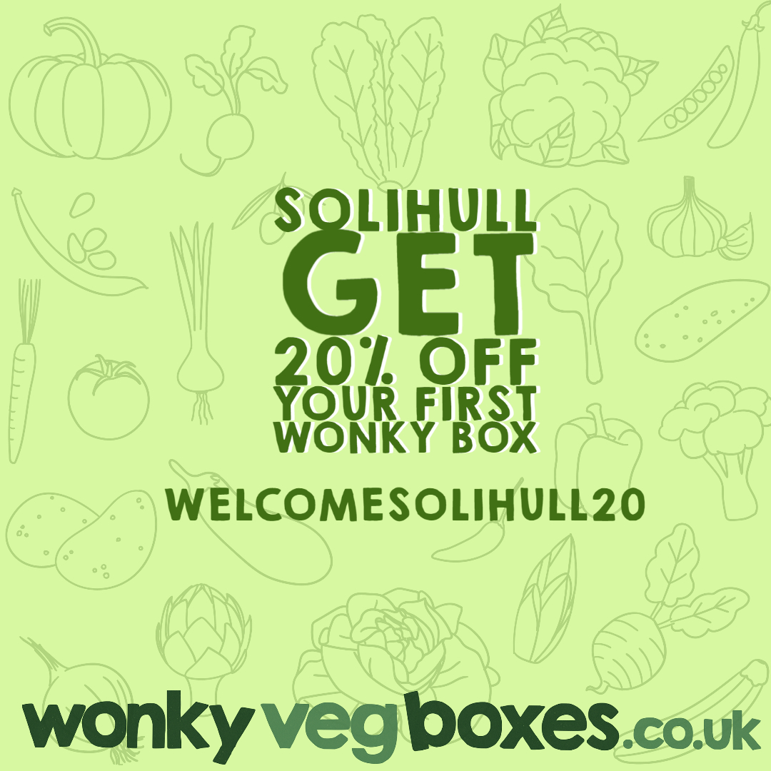 We are now delivering fresh fruit and veg to your door in Solihull. You can get 20% off your first order using discount code Welcomesolihull20 #solihull 🍊🍏🥕🍅