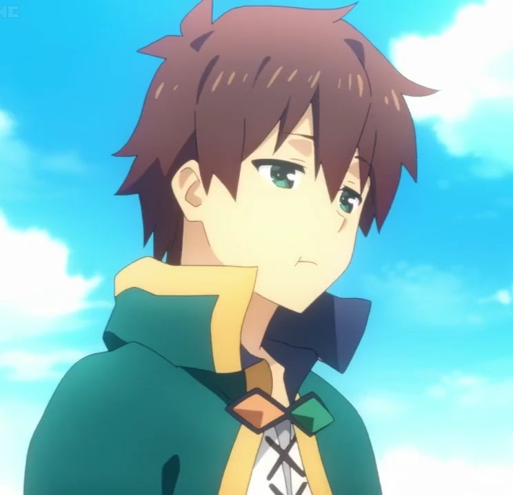 Satou Kazuma (Konosuba) funny face