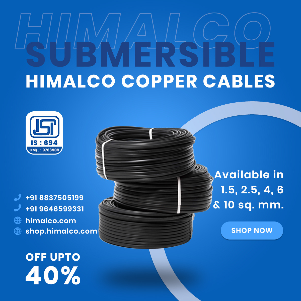 Himalco Copper Wires #copper #copperwire #coppercable #wireandcable #himalco #Chandigarh  #Punjab  #HimachalPradesh