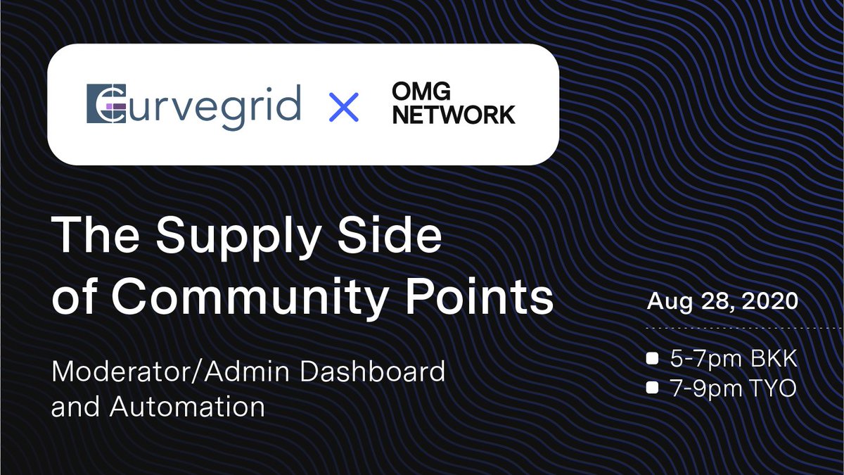 bobanetwork's tweet photo. The @curvegridinc x @omgnetworkhq webinar on The Supply Side of the Community Points Engine is happening tomorrow! Learn more about the #MultiBaas and the process of building the #CPE 🪨🦎 Sign up now: https://t.co/9UsFeE40Be https://t.co/zTLmsiNrCE