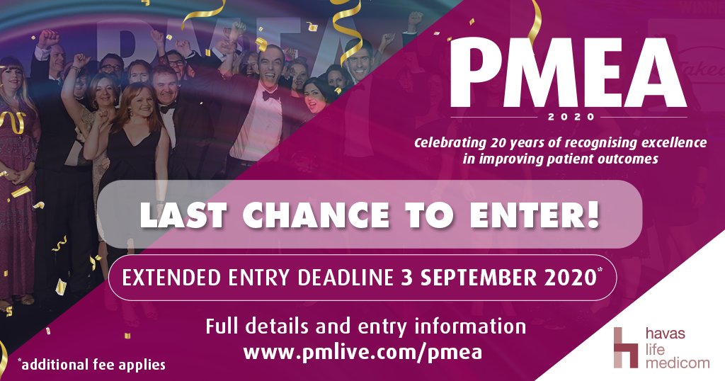 Debst11's tweet photo. Entry deadline for PMEA https://t.co/fKXLSTWQ0G is today, but there is an entry extension to 3 September.  All the categories are here https://t.co/dpFq8rvDRu. Download the entry kit https://t.co/9NQAXNOrrq.  #PMEA20 #awards #recognition #healthcare https://t.co/VATTer0mXG