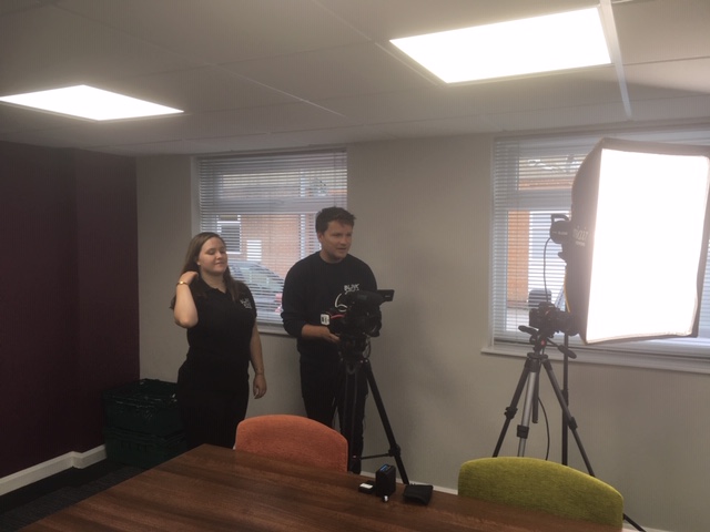 An exciting start to the day today with <a href="/Blink_Video/">Blink Video</a>, filming a few short testimonials about what our clients think of us! We can't wait to show you the final film. In the mean time you can read our great testimonials on our website here - humberhrpeople.co.uk