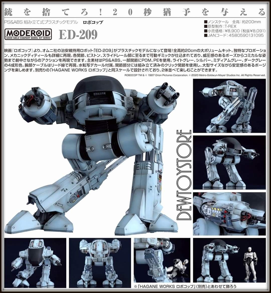 Dewtoystore Good Smile Company Robocop Hagane Works Robocop Moderoid Ed 9 T Co Wkxckdzeqo Singapore Toycollector Actionfigures Robocop Goodsmilecompany Gsc Onetwelfthscale 6inch Moderoid Plastickit