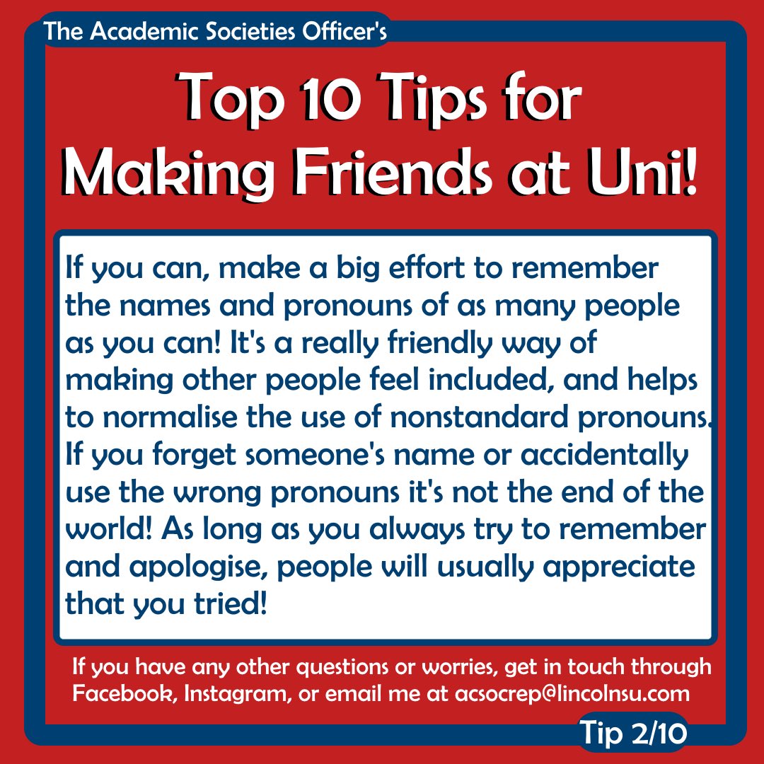 Tip 2! An easy way to be a lot more friendly!