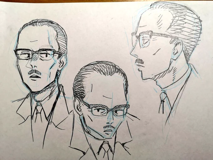枯れオジ もっと線減らしたりデフォルメした感じで描きたいけどどうしたらええんや 