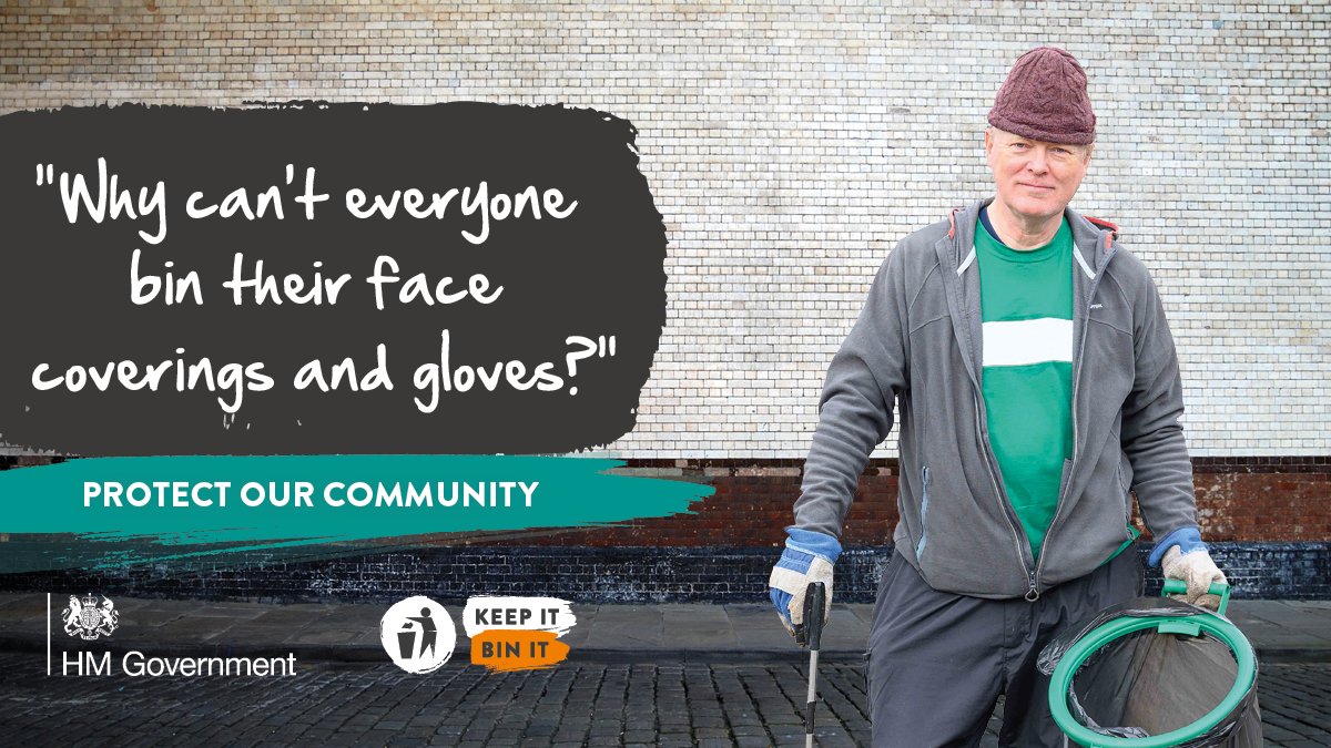 eastdevon's tweet photo. If you are using a disposable face covering or gloves don't drop them on the ground expecting someone else to pick them up, put them in a rubbish bin. If you find a bin full or there isn't one take your litter home with you.
Let's all keep #EastDevonTidy #EDDCStreetSceneOps https://t.co/W4AeXe88tc