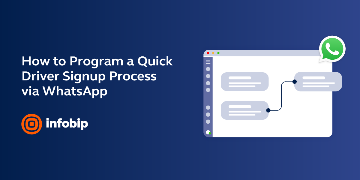 Infobip's tweet image. [#TutorialThursday] Ever dream of a simple, effective driver #verification method?😃📲Here&apos;s how to set one up via #WhatsApp: bit.ly/tt-ridesh

#WhatsAppBusiness #API #ridesharing