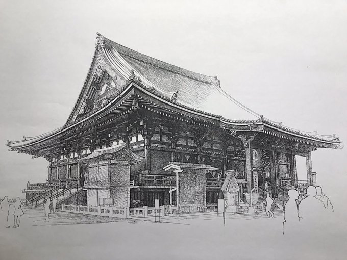 「建物 神社」のTwitter画像/イラスト(人気順)