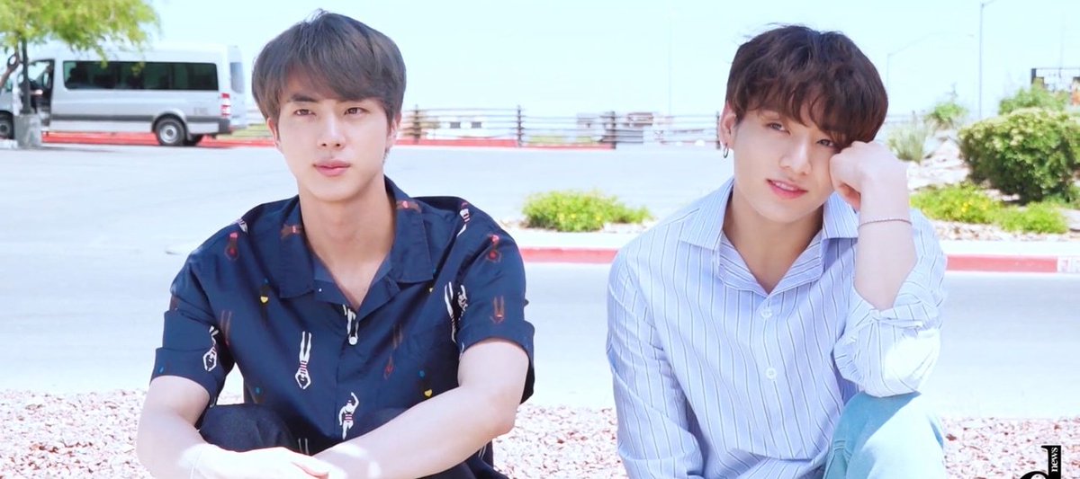 jinkook giving eachother personal space - a thread