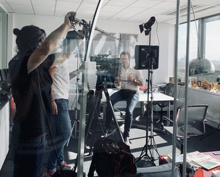 YannickBollore's tweet image. It s great to be back at our Paris office. Can’t wait being able to travel again to feel the energy of my dear colleagues and friends around the world!