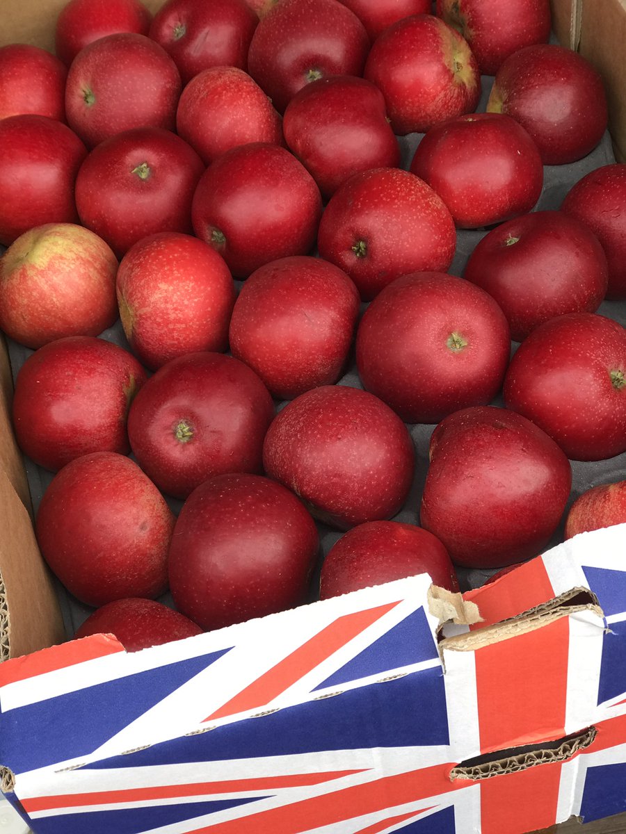 New in the farm shop this week are Raspberry Ripple Apples 🍎 #freshfruit #farmshop #appleseason