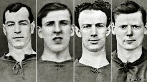 The verdict arrived on 23 December, 1915. Four players from each side (Liverpool ones in the pic) received life bans from football. Along with them Lancashire’s first class cricketer Lawrence Cook and Manchester City’s Fred Howard were also banned for helping arrange this deal.