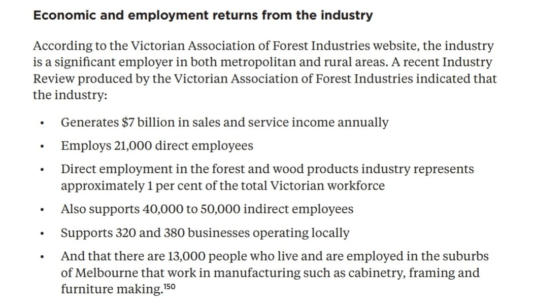 Here the same number - amazingly durable - is provided to a government inquiry in 2017. Direct jobs, no less.