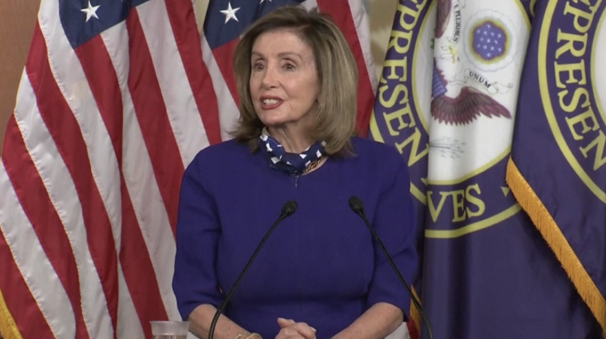 "We're not budging...they have to move," says  @SpeakerPelosi on  @GOP and negotiating over  #COVID19 aid. "We need a flood of money on this. We have a pandemic...They're coming in with an eyedropper."