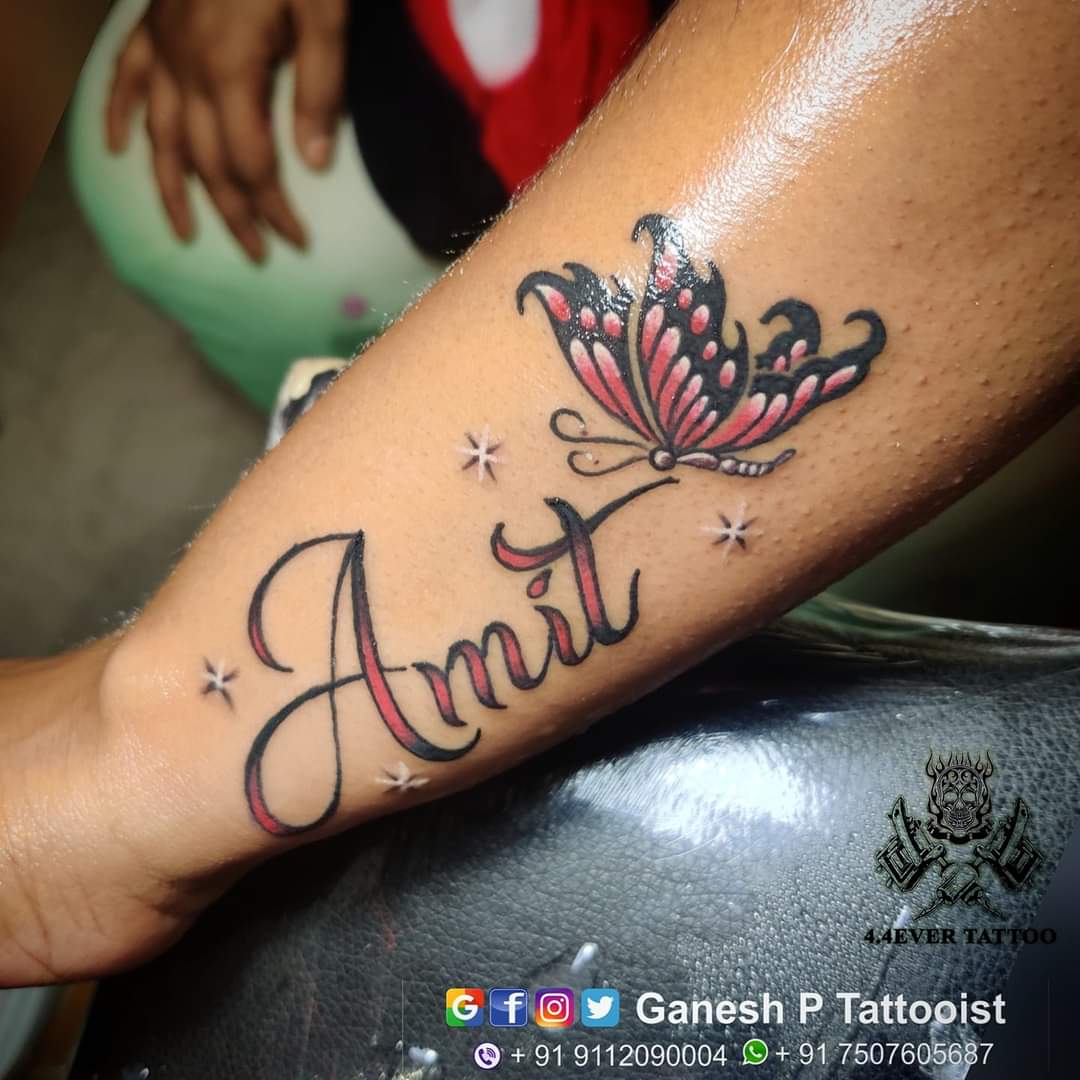 Recover tattooAmit name  The Fine Art Tattoos Studio  Facebook