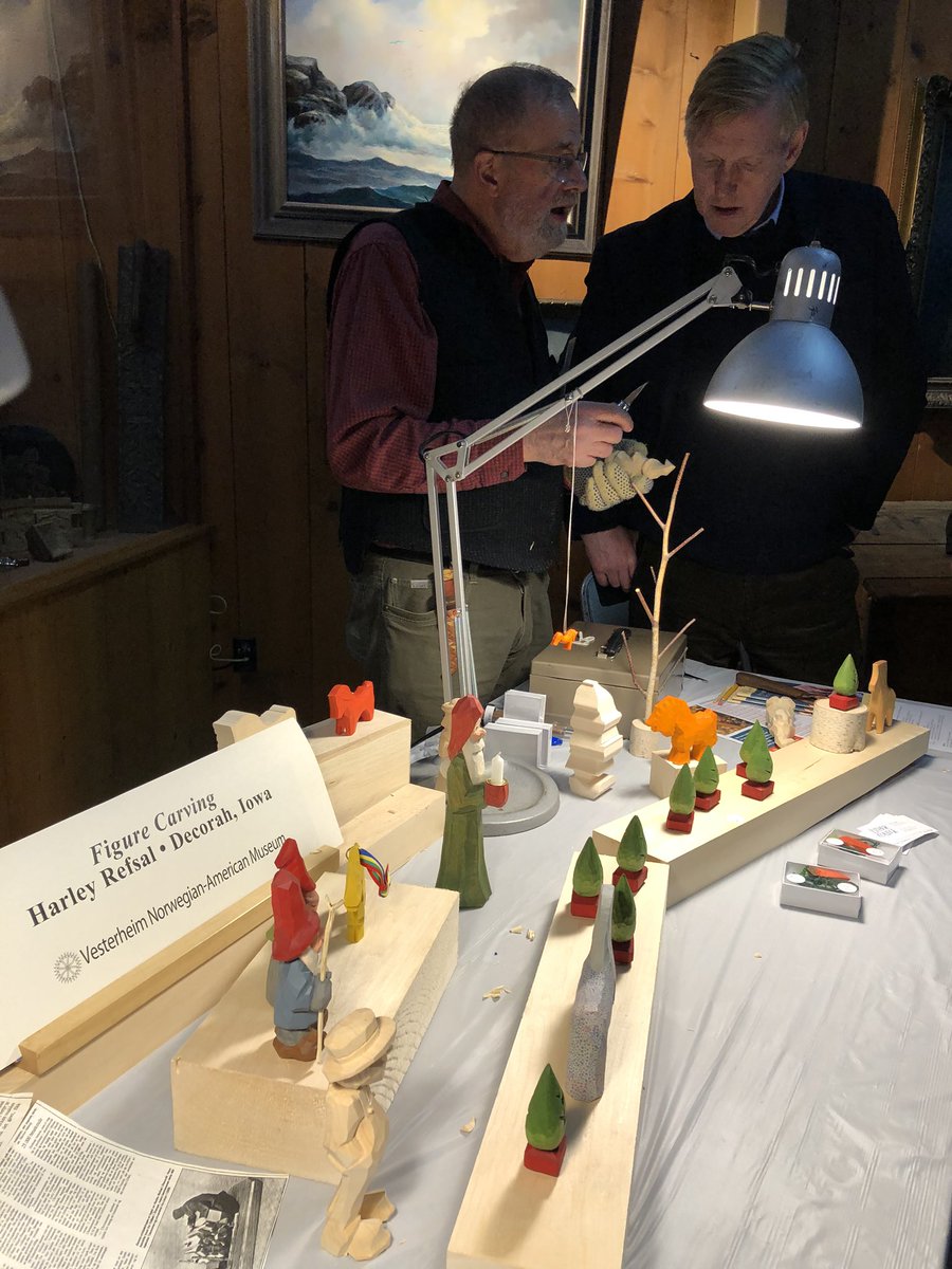 kareraas's tweet photo. Stop #1 on my #VirtualMidwestTour: @Vesterheim Norwegian American Museum in Decorah, Iowa. This museum hosts the most extensive collection of 🇳🇴🇺🇸 artifacts in the🌍: 33,000 artifacts, 12 historic buildings, a Folk Art School &amp; a library. I fondly remember in-person visits. (2/6) https://t.co/0nKmvBp7kV
