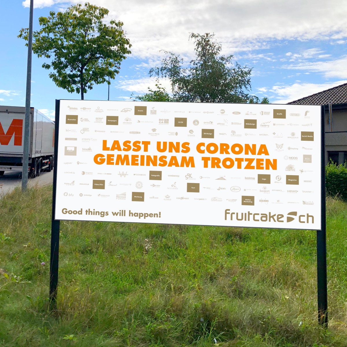 Die Pandemie hat die gesamte Privatwirtschaft getroffen, und für die Zukunft braucht es jetzt Mut. Gemeinsam geht es besser. Hier die Message unseres Teams eingangs Worb.