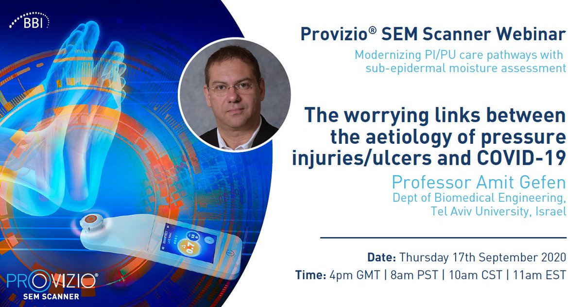 AmitGefen's tweet photo. Pleased to deliver this #talk on worrying links between #COVID & #PressureUlcers (#PressureInjuries) with focus on #Inflammation in the two #etiology pathways and how #biocapacitance is relevant. @ZenaMoore5 @EPUAP1 @TheNPIAP @WOCNSociety @JWCeditor https://t.co/SzdMKp4JD1