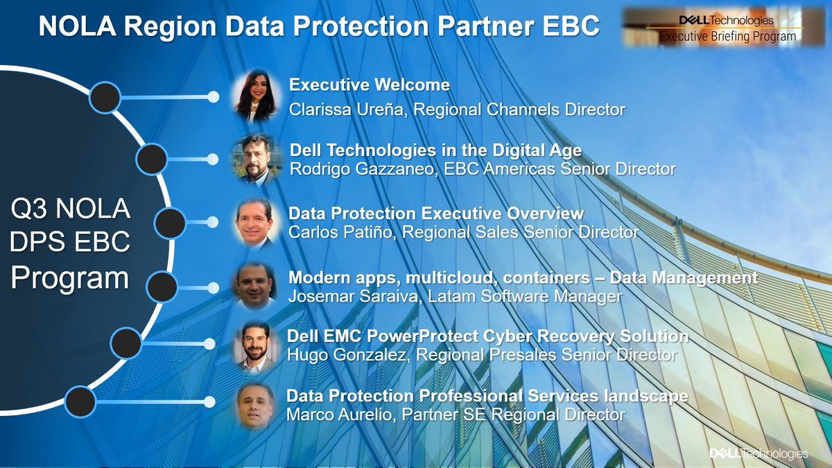 North of Latin America virtual EBC with <a href="/DellTechPartner/">Dell Technologies Partners</a> ecosystem, Modern Data Protection as part of a solid IT Transformation strategy embracing best of breed technology @DellEMCProtect <a href="/DellTech/">Dell Technologies</a> @delltechlatam #DataProtection #Cloud #PowerProtect