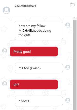 the Michaels website has a feature where you can chat live with other Michaels shoppers and it’s changed my life.