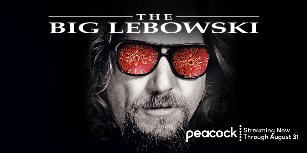 The Dude abides.  Stream The Big Lebowski on Peacock now through August 31st
Then purchase and own it forever, it’ll tie your collection together uni.pictures/Lebowski