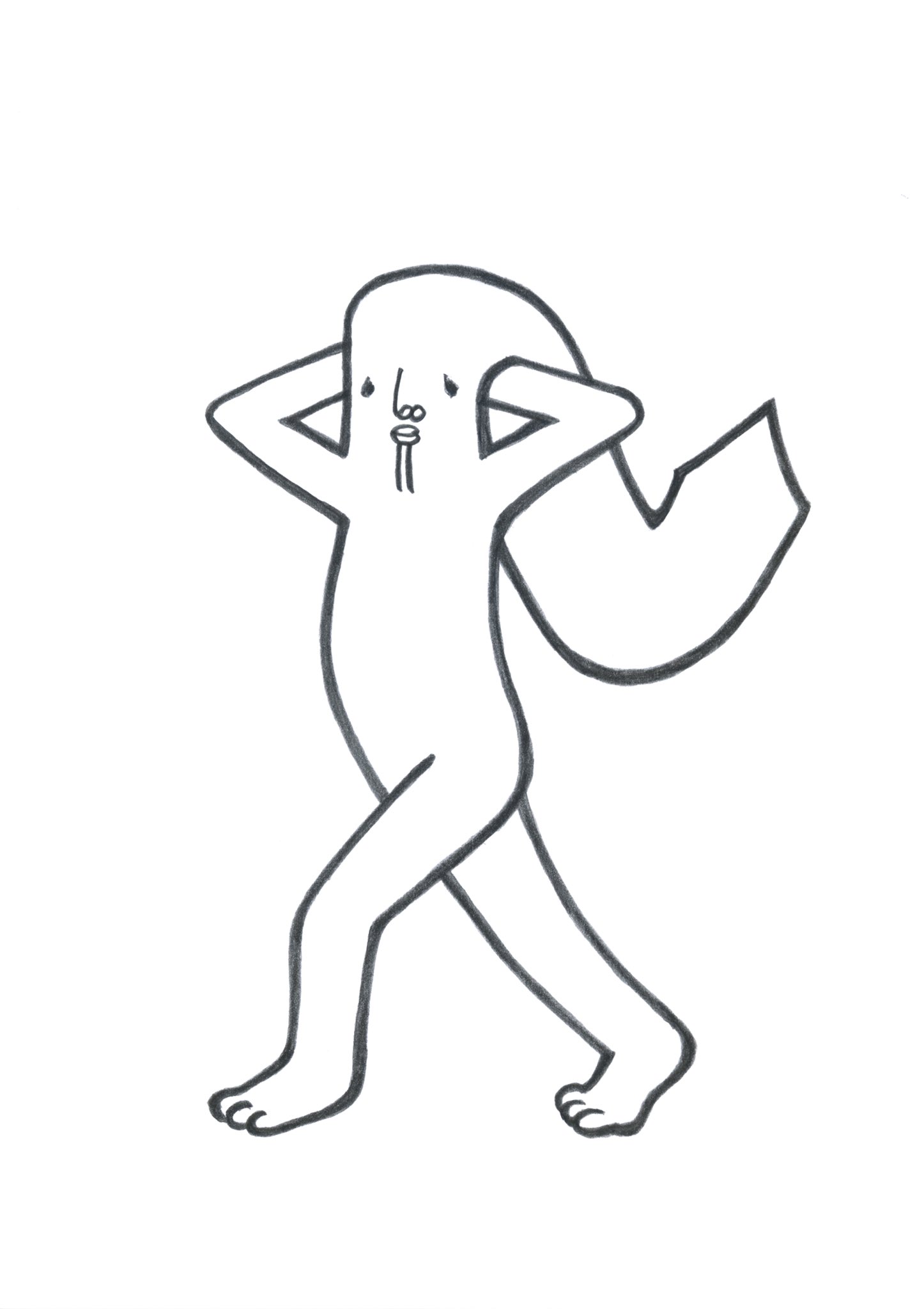 バンピーおじさん ワコムモノクロイラストコンテスト アナログ にインスタで応募してみました 一人でも多くの方に見ていただけたら嬉しいです T Co Qdskdul76a 前進 進化 未来 3部作 イラスト モノクロ イラスト Illustration Hiuni