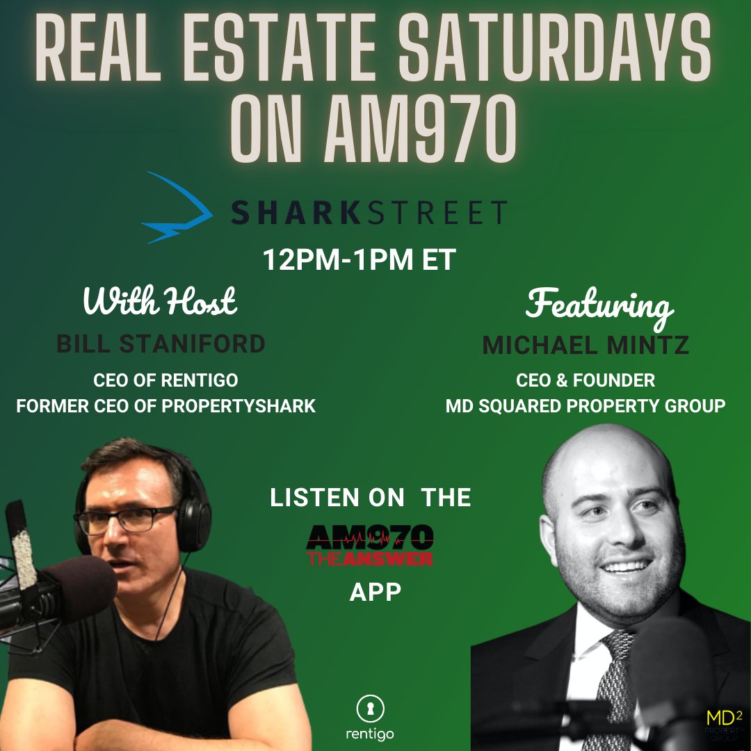 RentigoApp's tweet photo. Mark your calendars for Real Estate Saturdays! On August 29th, Michael Mintz, CEO &amp; Founder of MD Squared Property Group joins us to talk about the latest developments in the Real Estate Industry.
@md2pg  @mintzesota
For more information visit https://t.co/NaKpyRDoGb https://t.co/JydrFvX0Ug