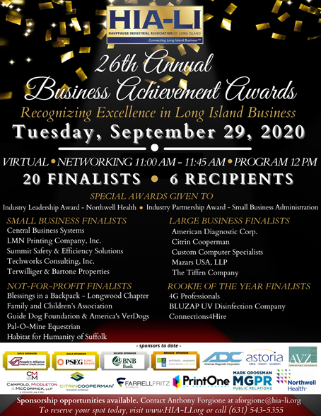 MakeTechWork's tweet image. So happy to announce that Techworks  has been selected as a Small Business Finalist in the Business Achievement Awards Competition conducted by HIA-LI. Best of luck to all those who are nominated! 
#baa2020 #hiali #maketechwork