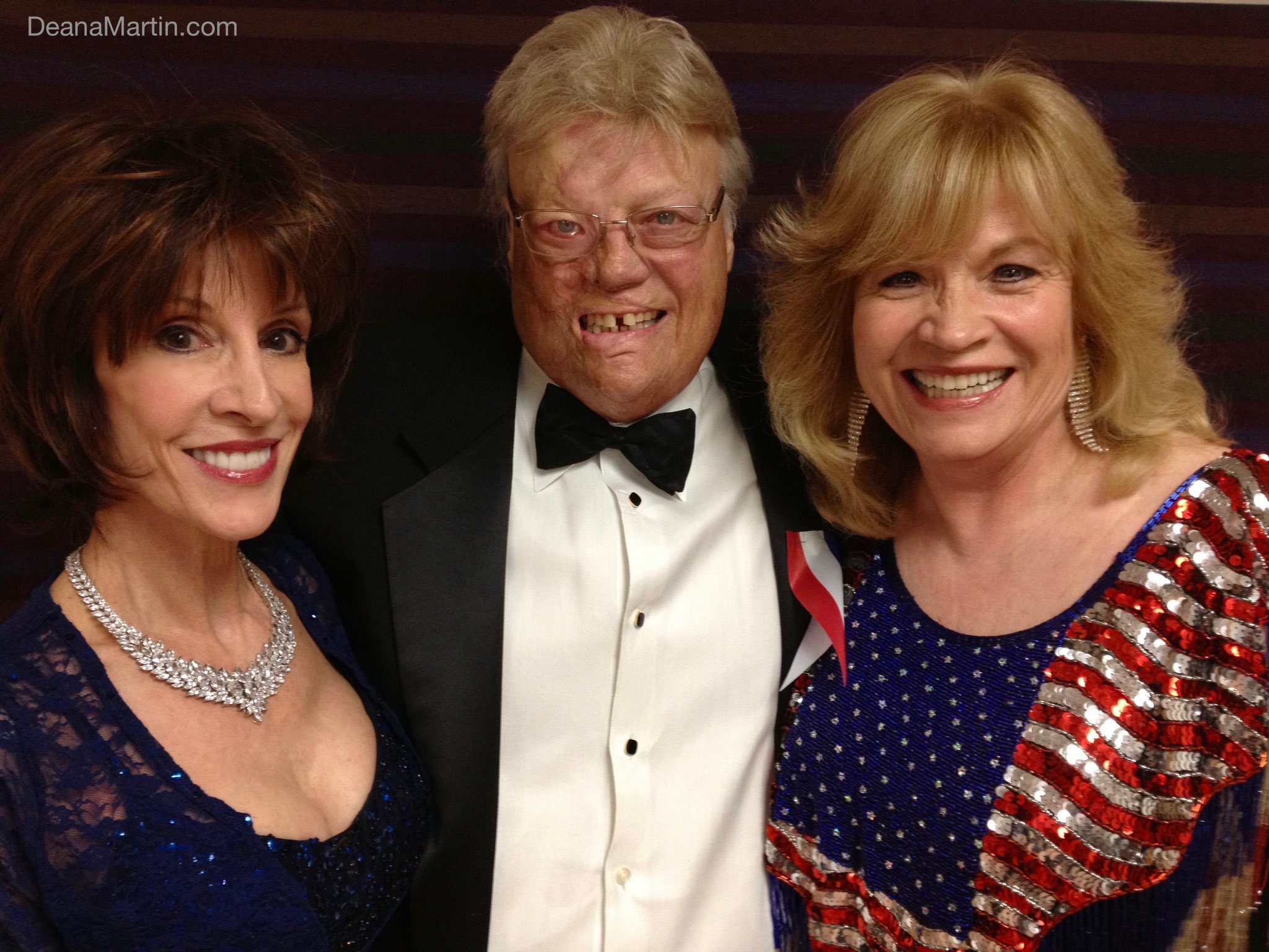 Happy Birthday to our dear friend Lindsay Bloom  Deana Martin with Hero Dave Roever and Lindsay Bloom 