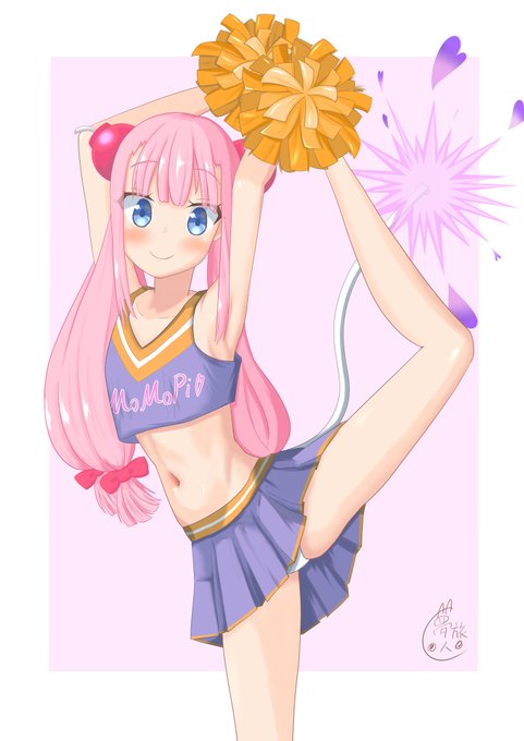 チアと軟体ポーズが描きたかっただけのモモぴゅん
#ボンバーガール 