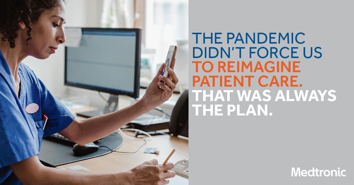 Remote technology is changing the way healthcare is delivered. Instead of a satchel, doctors now have tablets. Medical devices are Bluetooth™ enabled. Nothing can replace in-person care, but technology can help when social-distancing keeps us apart. bit.ly/3jhhKUA