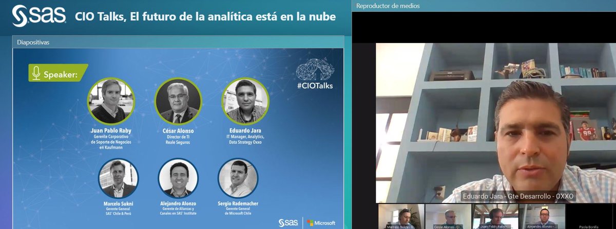 #CIOTalks El detonador de la estrategia digital ha sido la pandemia y el tiempo es factor clave. #OXXO con casi omnipresencia tendrá que ajustarse a la nueva normalidad, todo según la necesidad de los consumidores. #analyticsinaction #DigitalTransformation  @SASMexico @sas_chile