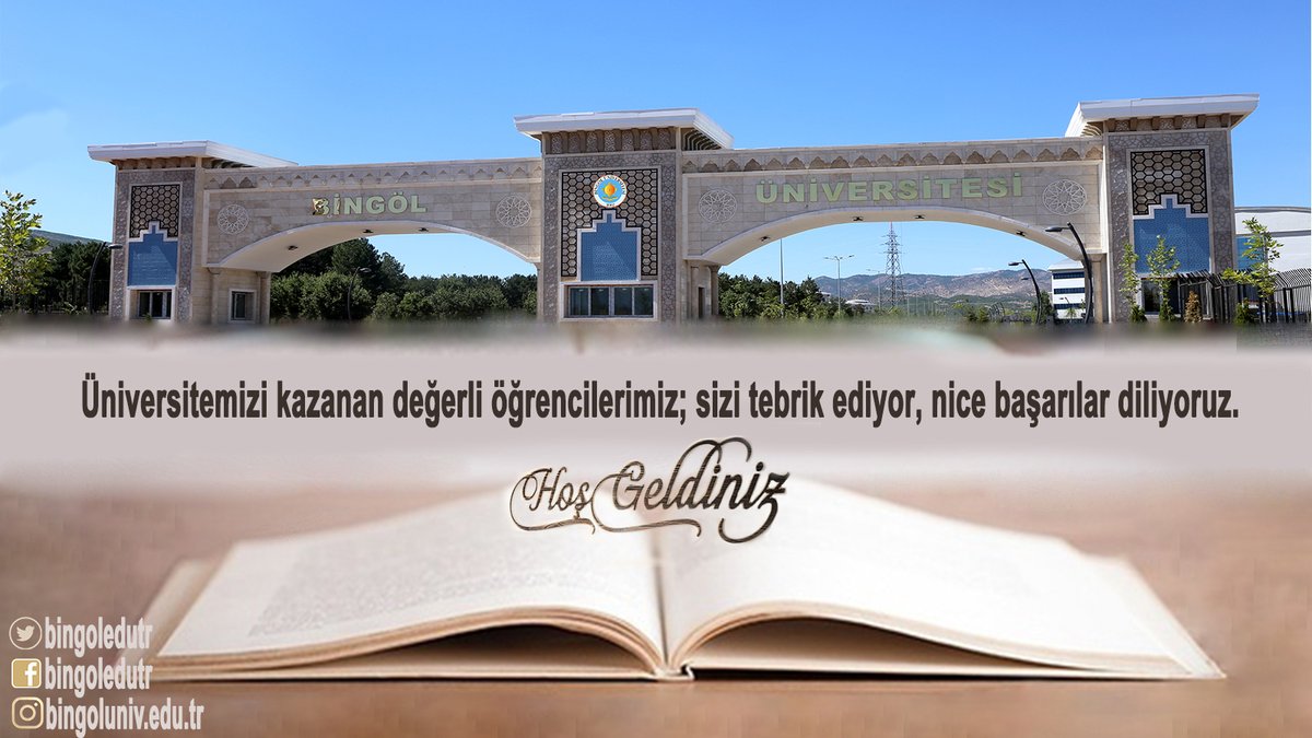 2020 YKS yerleştirme sonuçları açıklandı.
Açıklanan yerleştirme sonuçlarına göre YÖK tarafından Üniversitemize tahsis edilen 4 bin 720 kontenjanın 4 bin 325’i doldu. Bu sonuçlarla Üniversitemizin tercih oranı yüzde 91,63 olarak gerçekleşti.

bingol.edu.tr/tr/haberler/un…