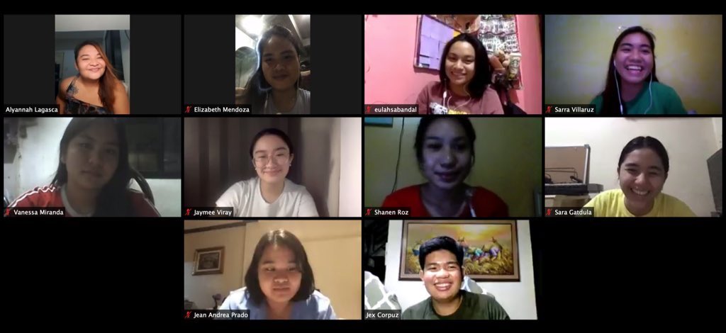 IYUPhilippines's tweet photo. Our facilitators for #ProjectLily is ready! Sending our love and thanks to @Youth4MH’s National Secretary-General, Ms. Alyannah Lagasca, for today’s training session! #MoveForMH 🌸 https://t.co/MfNBj3UwdY