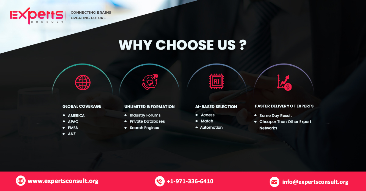 ExpertsConsults's tweet image. ExpertsConsult is a network of #industryexperts that not only knows the value of an efficient flow of information but it is one such advanced network that works on AI-based platforms and presents the top-notch industry #experts.
Visit us - bit.ly/3iwOFVD
#marketresearch
